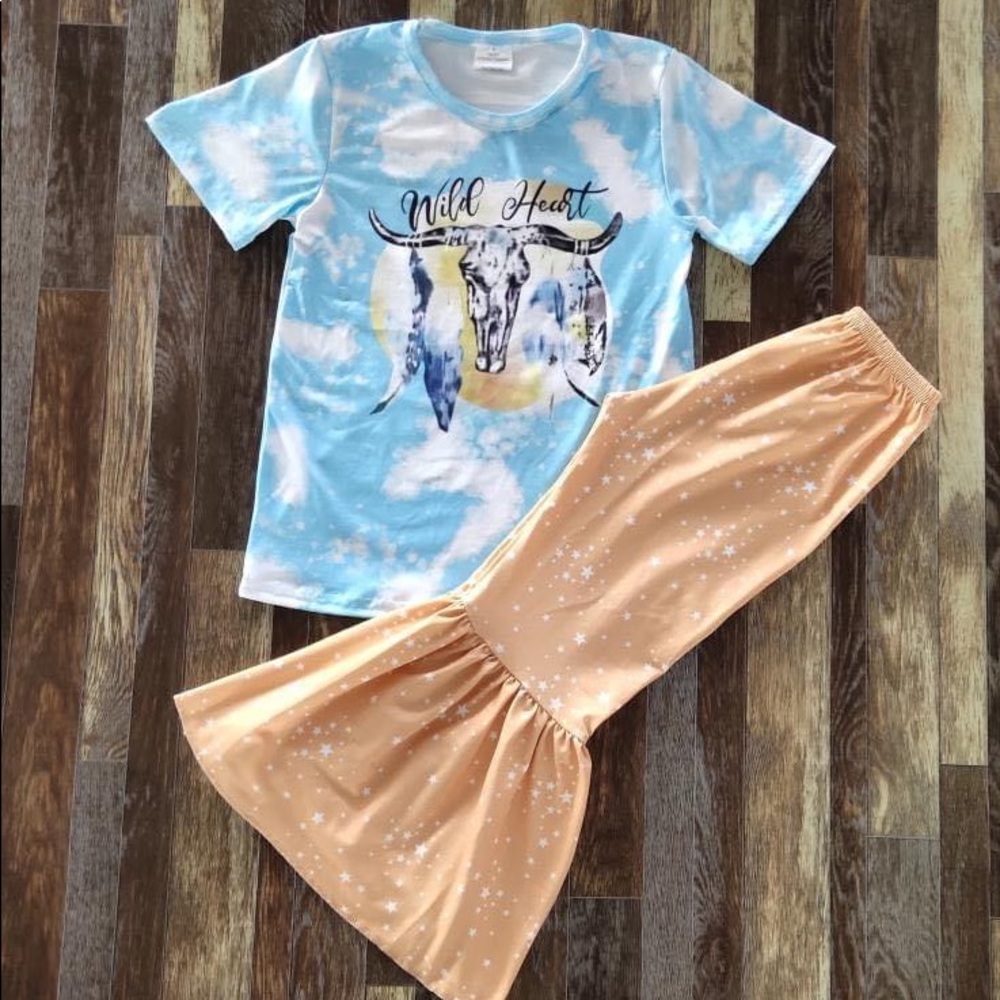 Boutique Wild Heart Bellbottoms